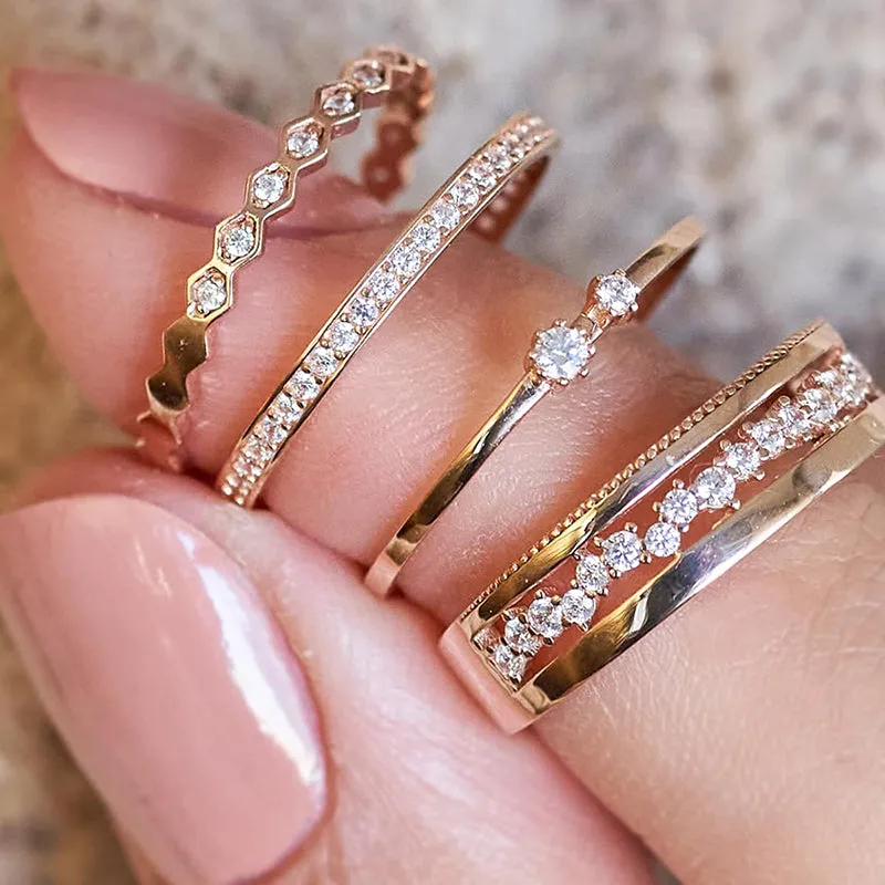 14K Solid Gold L'été Ring