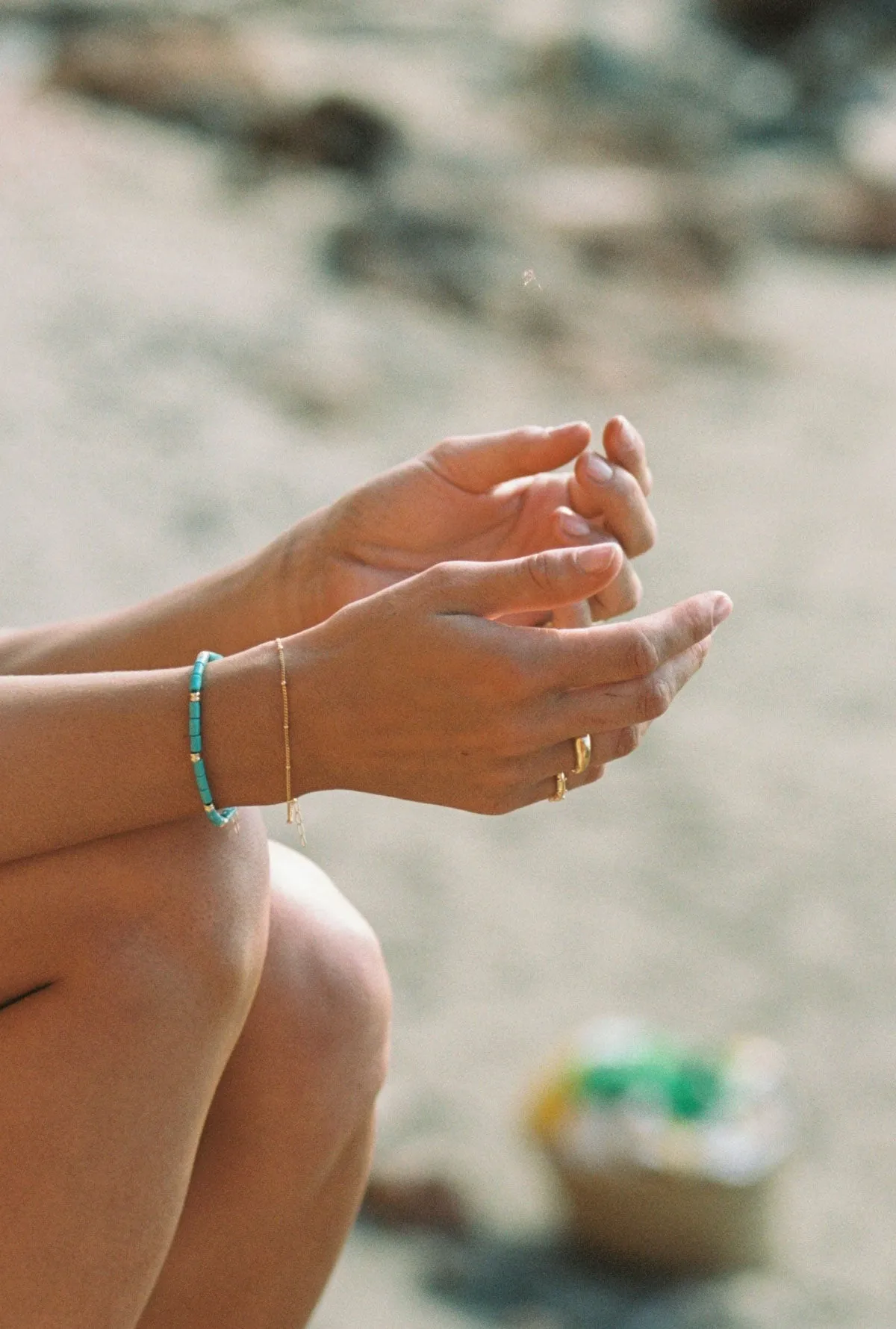 Armband Stud chain bracelet gold | wildthings