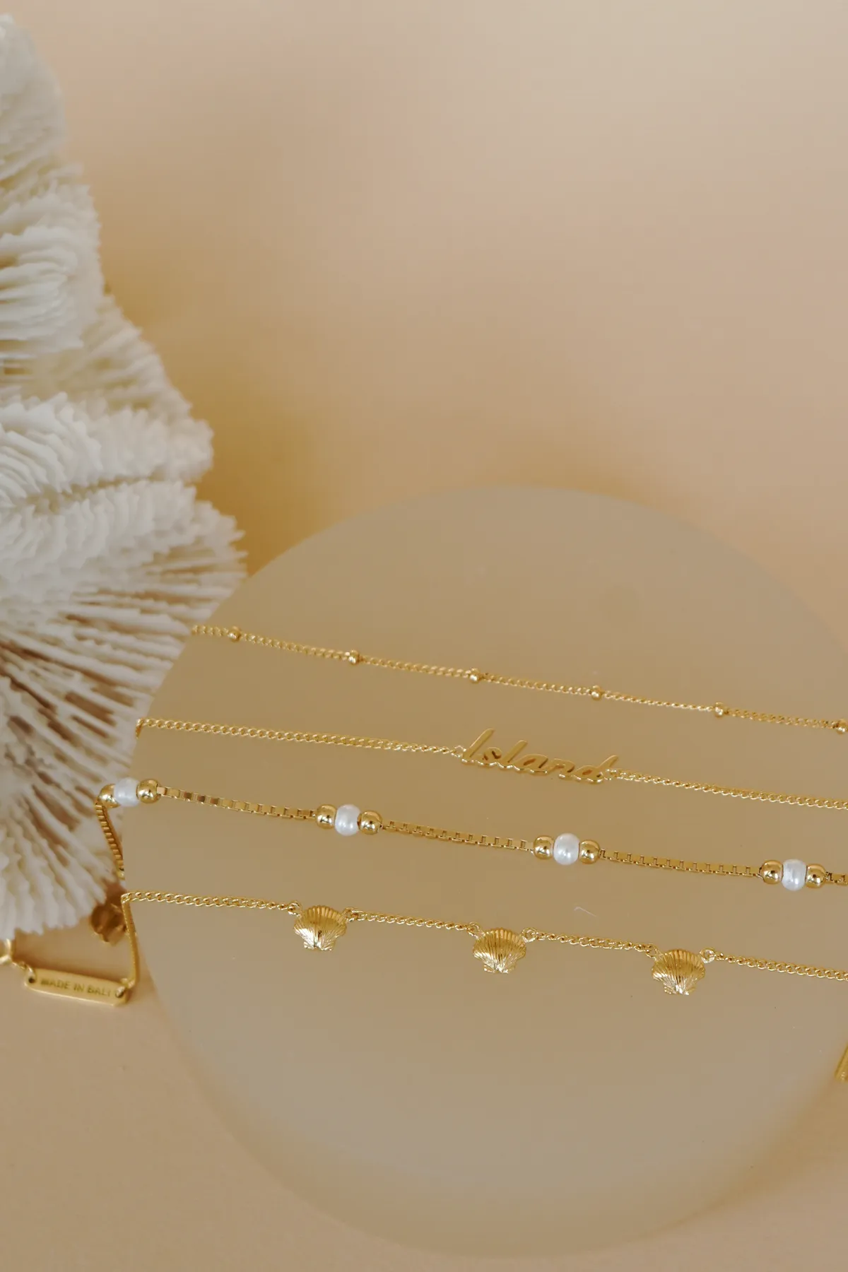 Armband Stud chain bracelet gold | wildthings