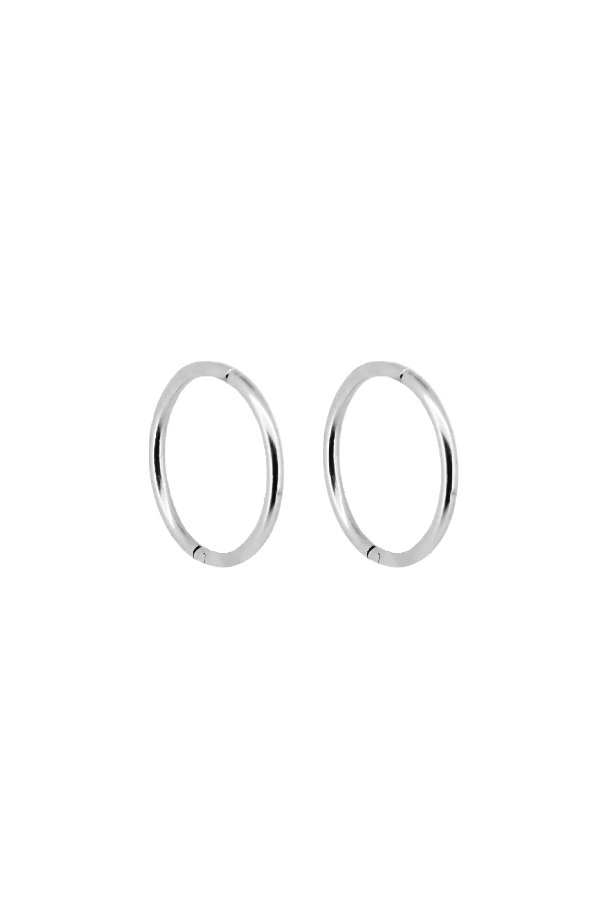 Basic Hoops Silver