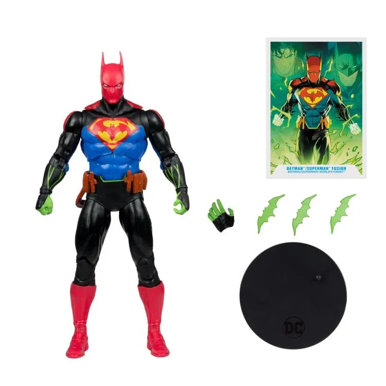Batman/Superman: World's Finest DC Multiverse Batman/Superman Fusion Action FIgure