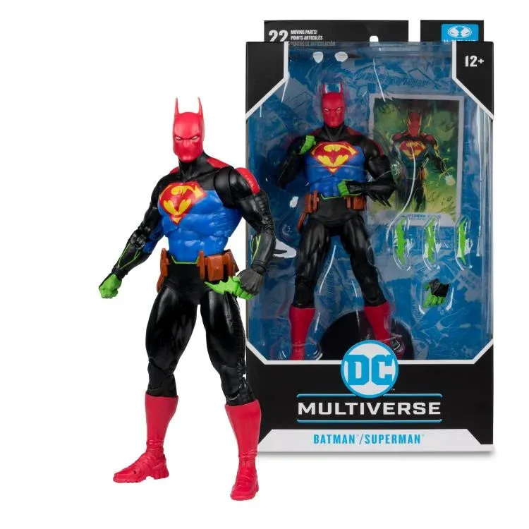 Batman/Superman: World's Finest DC Multiverse Batman/Superman Fusion Action FIgure