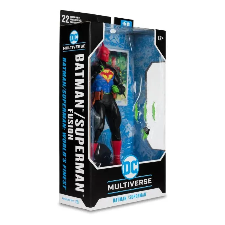 Batman/Superman: World's Finest DC Multiverse Batman/Superman Fusion Action FIgure