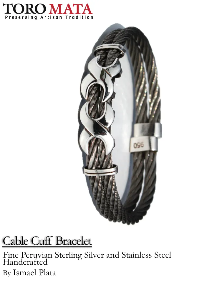 Cable Cuff Bracelet