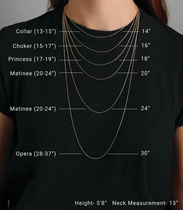 Celebration Bezel Set Necklace - White Topaz
