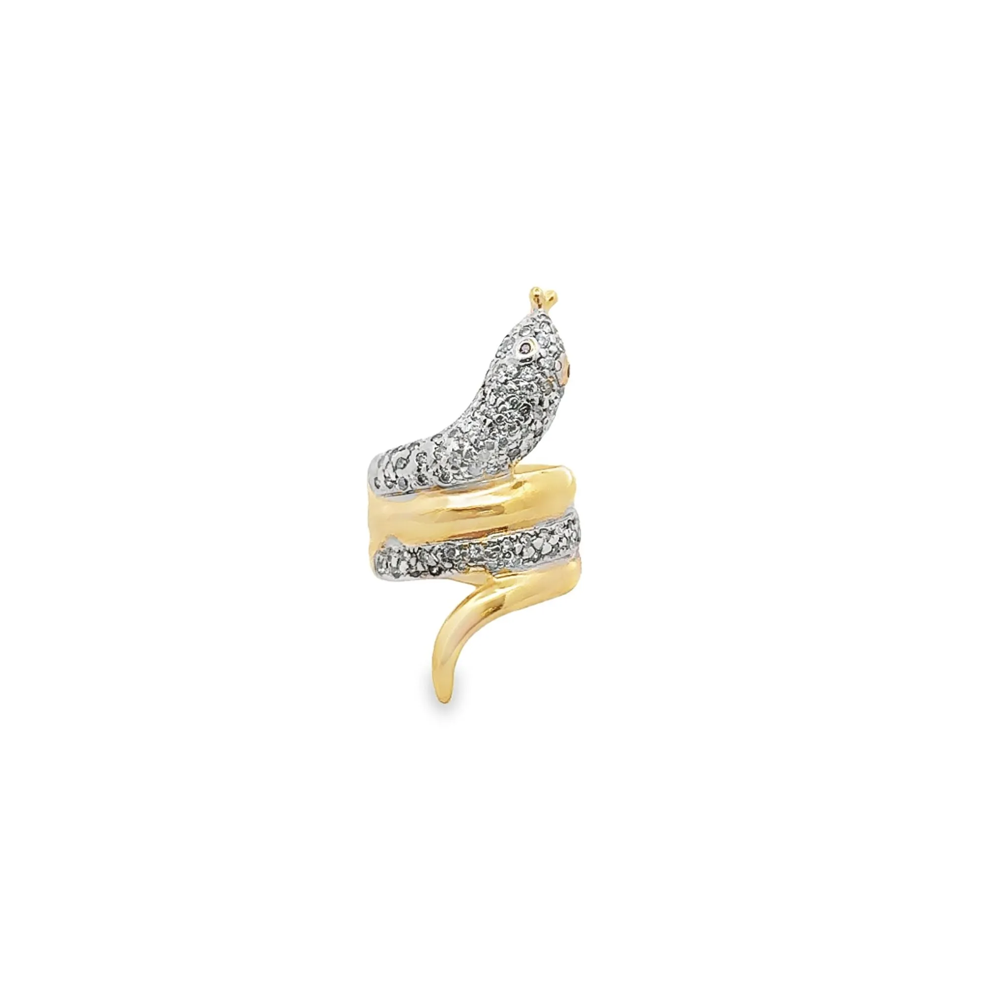 CZ Snake Ring (D88)