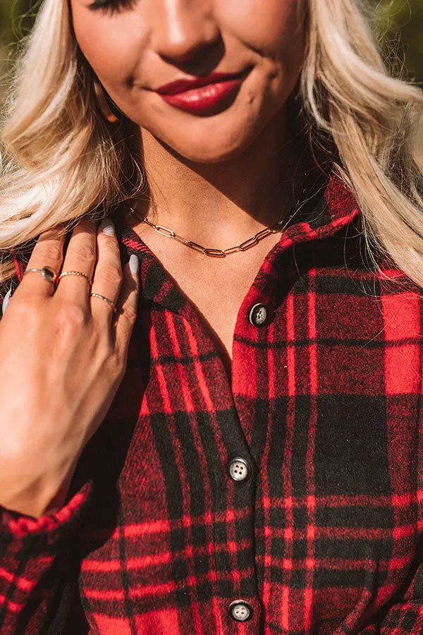 Golden Hills Chain Link Necklace in Gold