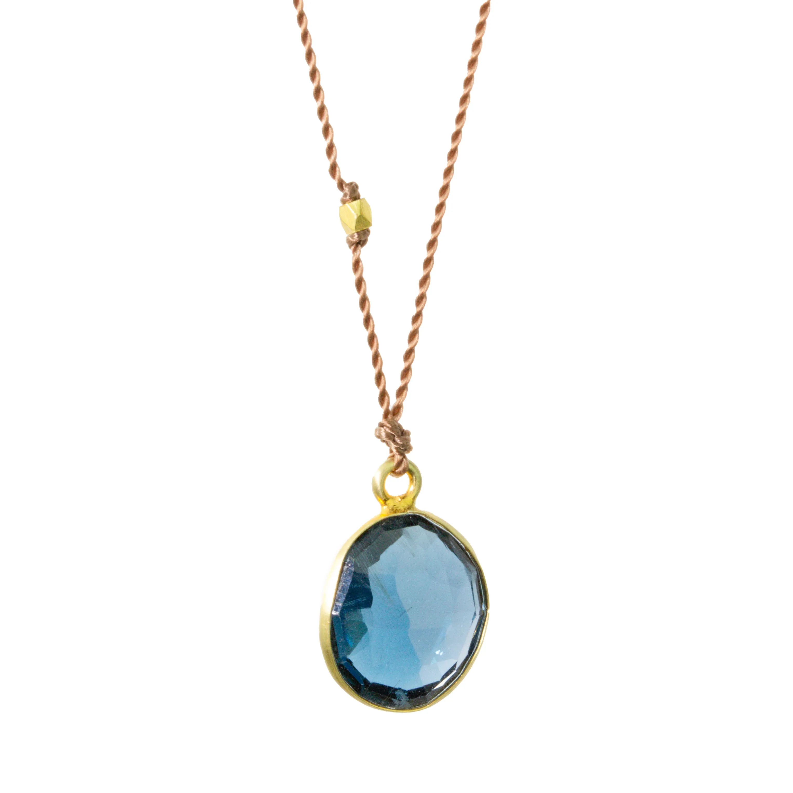 London Blue Topaz Necklace