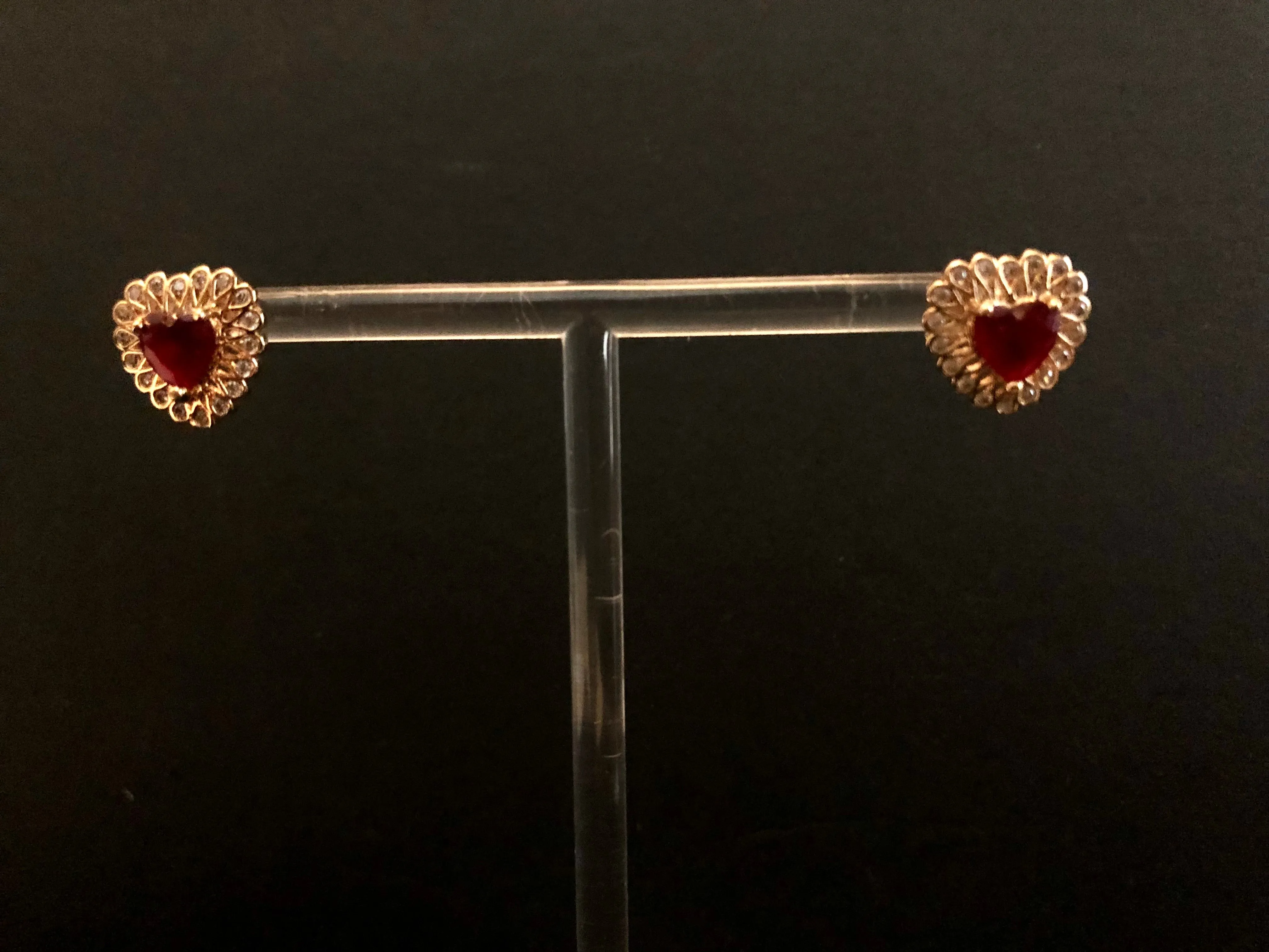 Luana Red Stone Earrings