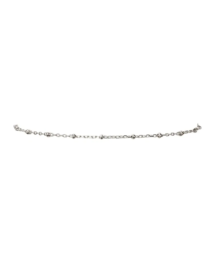 Luv AJ - Mondays at Teddy's Anklet in Silver