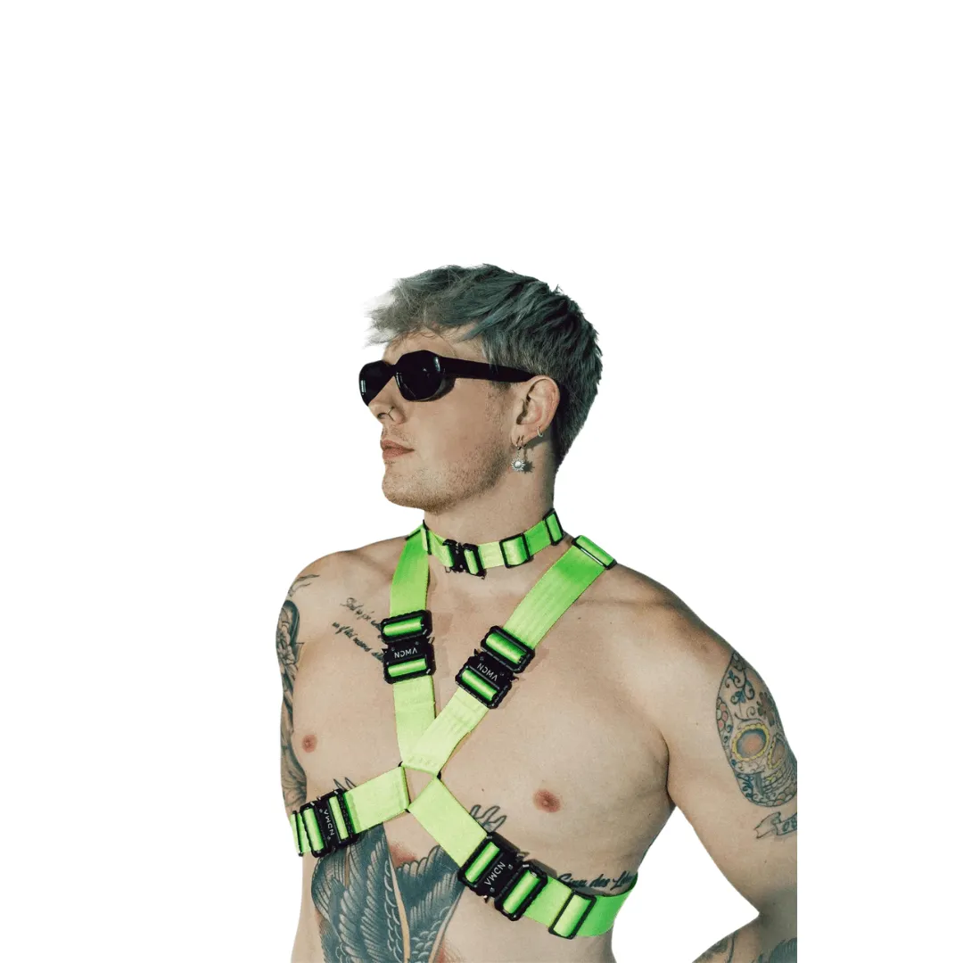NDMAxGINA Alicia Choker - Lime Green