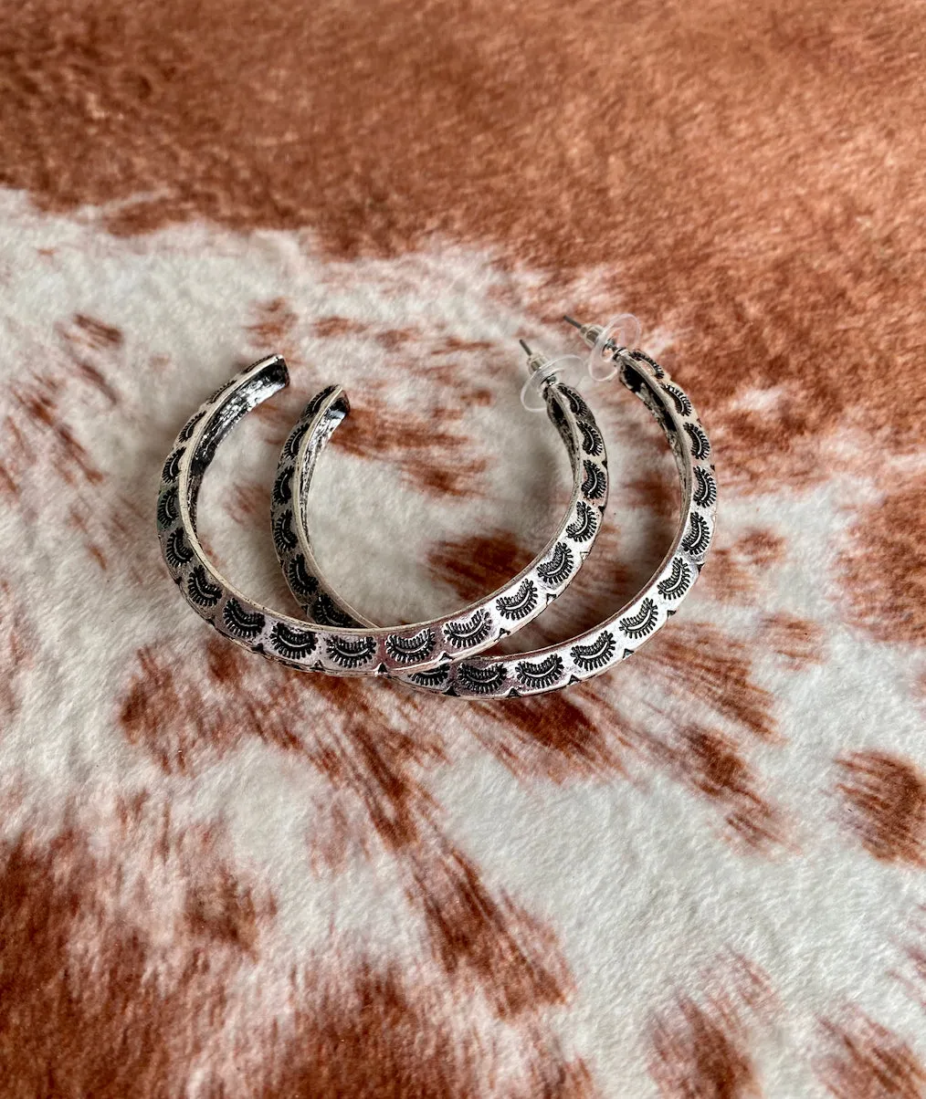 Patterned Hoops