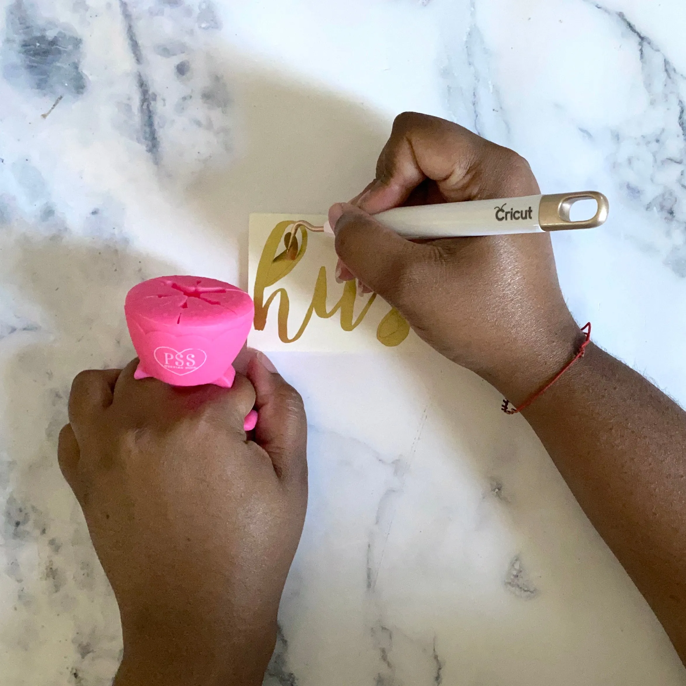 Pink Sugar Shoppe Craft Weeding Ring