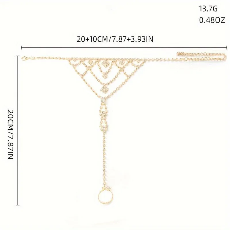 Simple Cute Beach Fashion Toe Ring Anklet Jewelry