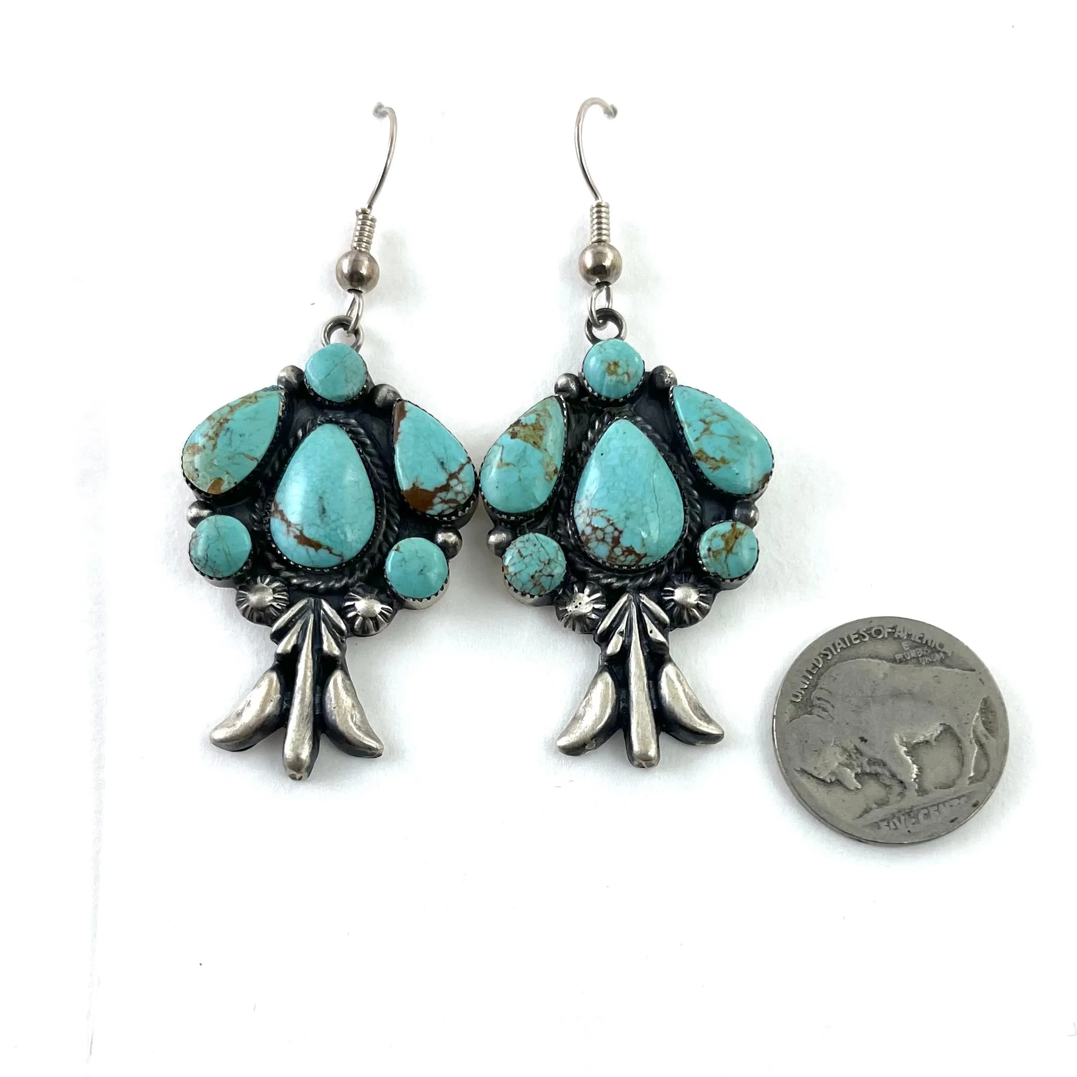 Stylized Moth Earrings