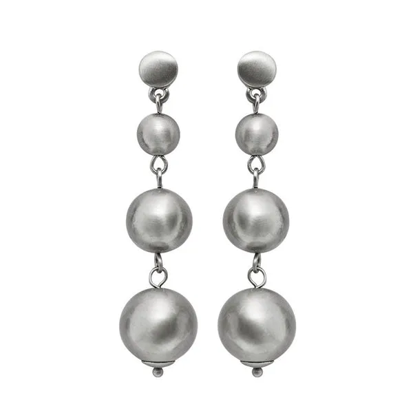 Tara Drop rhod colour ion Earrings Tara Drop rhod colour ion Earrings