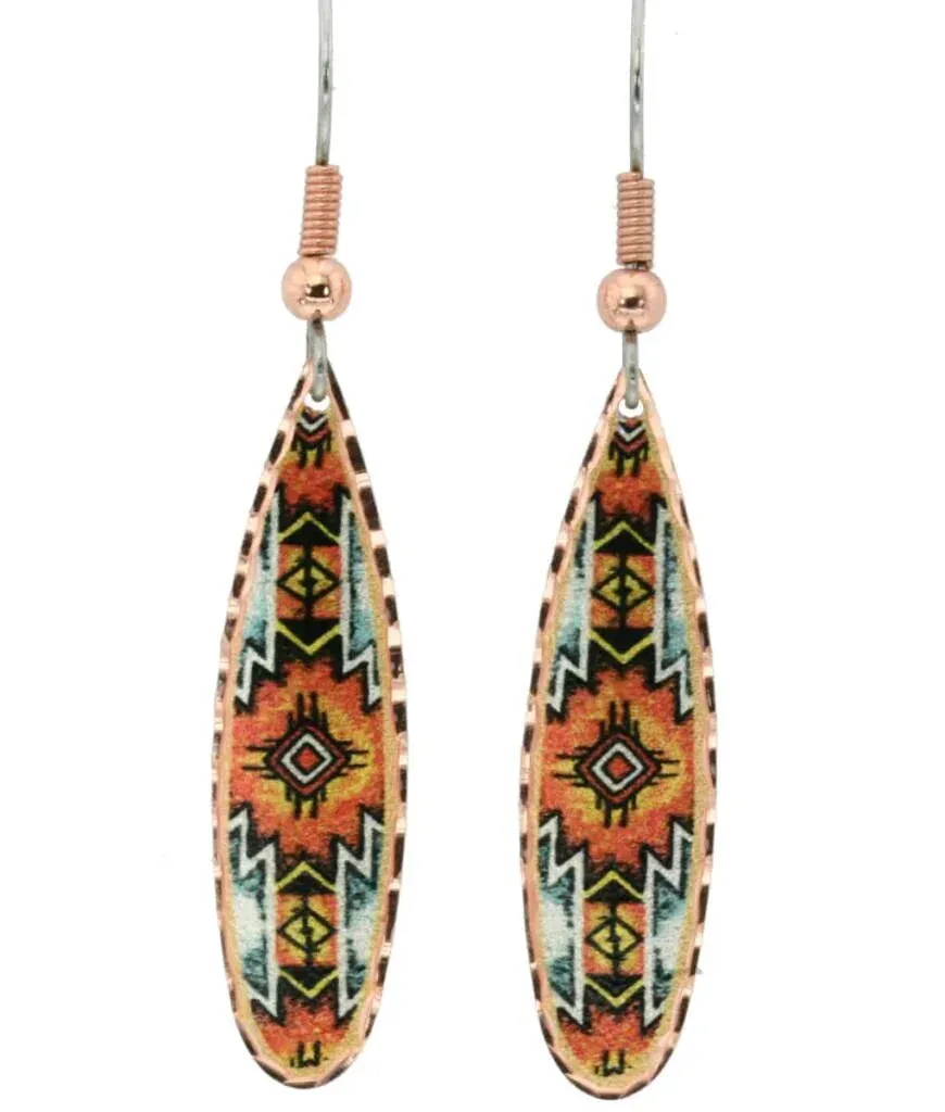 Teardrop Native American Earrings