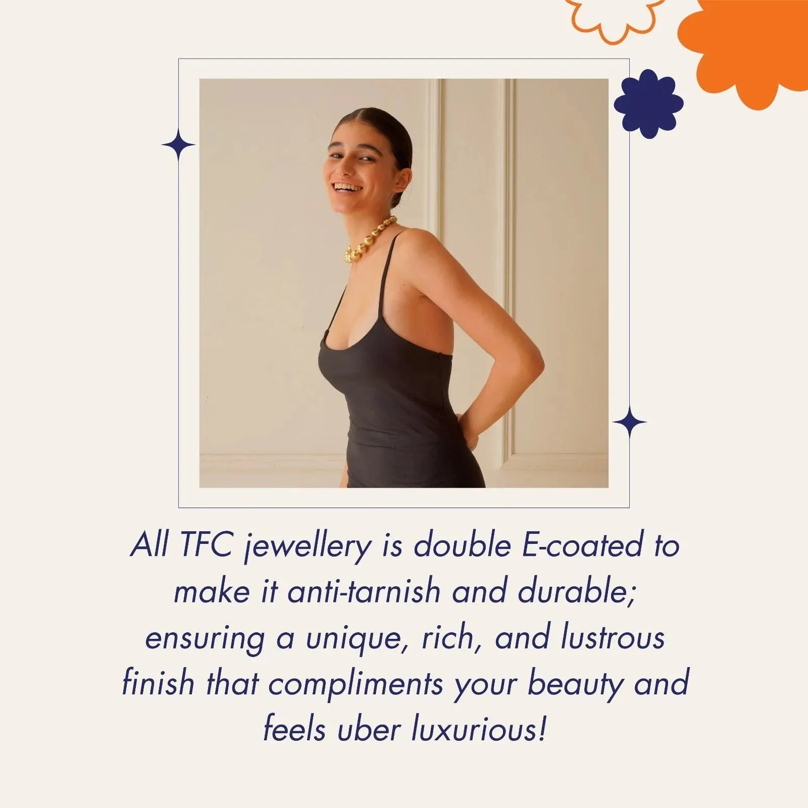 TFC Chic Love Gold Plated Choker Necklace