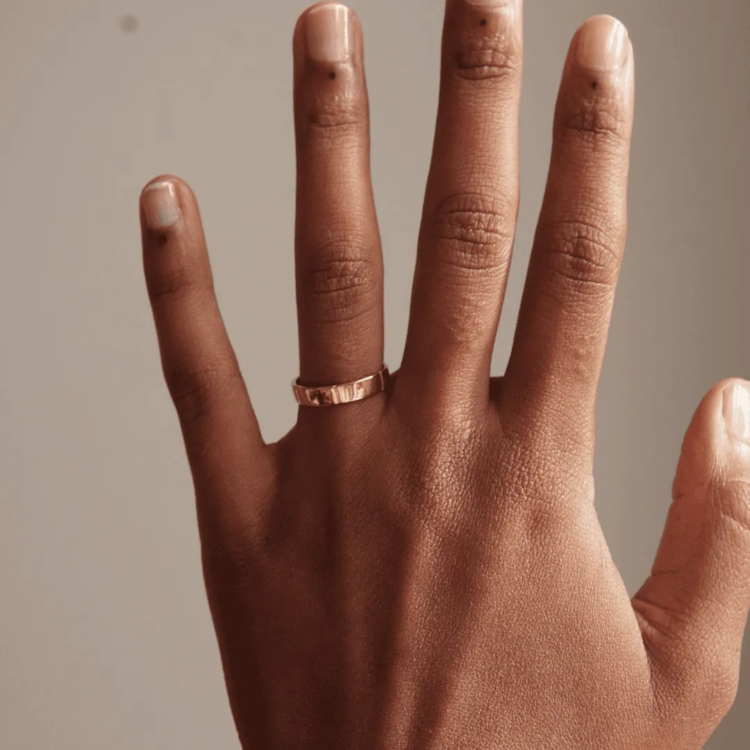 THE IMANI RING - Solid 14k gold