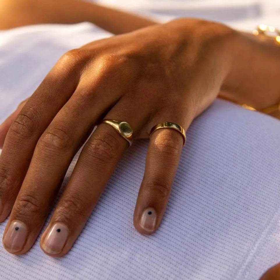 THE IMANI RING - Solid 14k gold