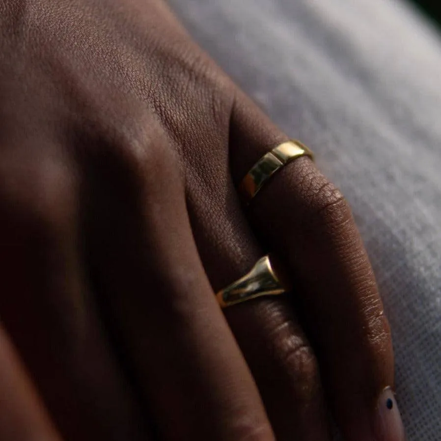 THE IMANI RING - Solid 14k gold