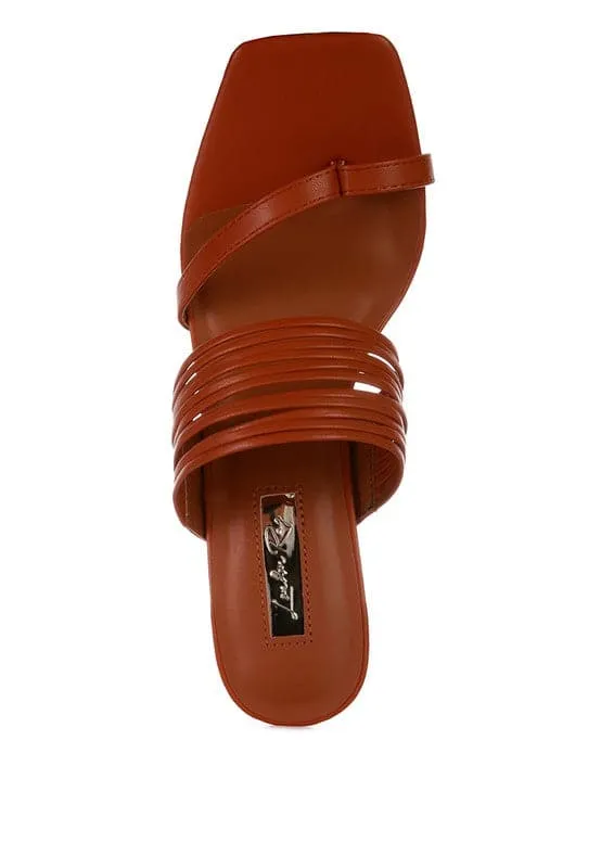 Tranquil Summer Mid Block Heel Sandals - 4 Colors