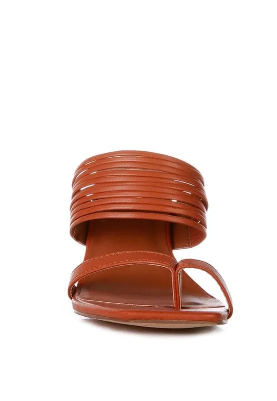 Tranquil Summer Mid Block Heel Sandals - 4 Colors