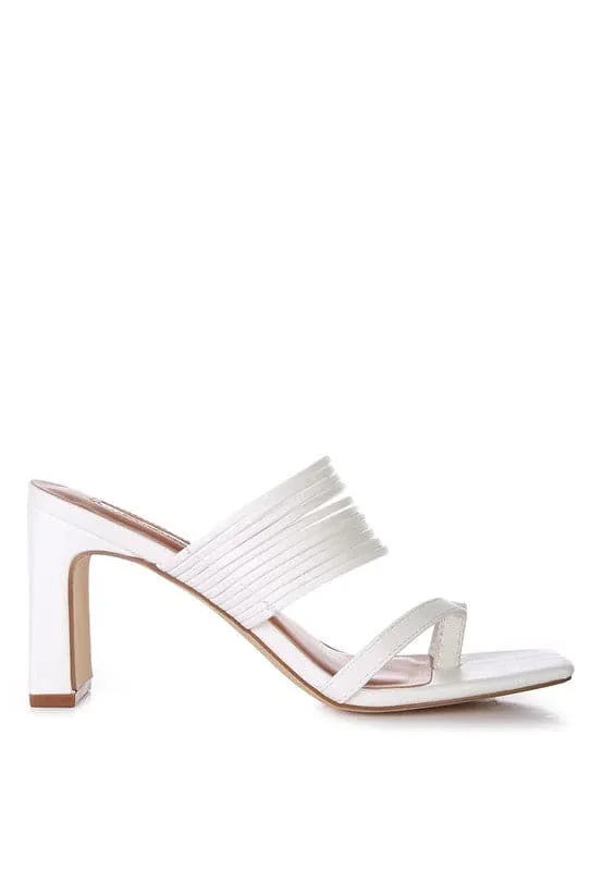 Tranquil Summer Mid Block Heel Sandals - 4 Colors