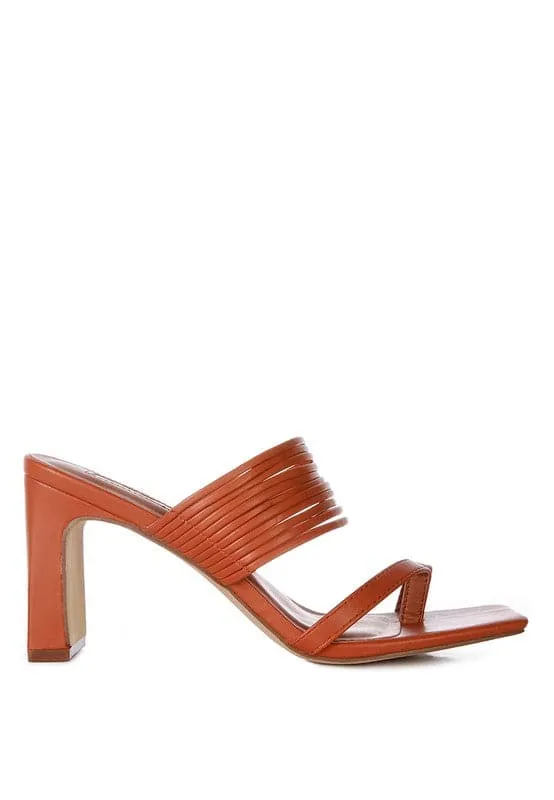 Tranquil Summer Mid Block Heel Sandals - 4 Colors