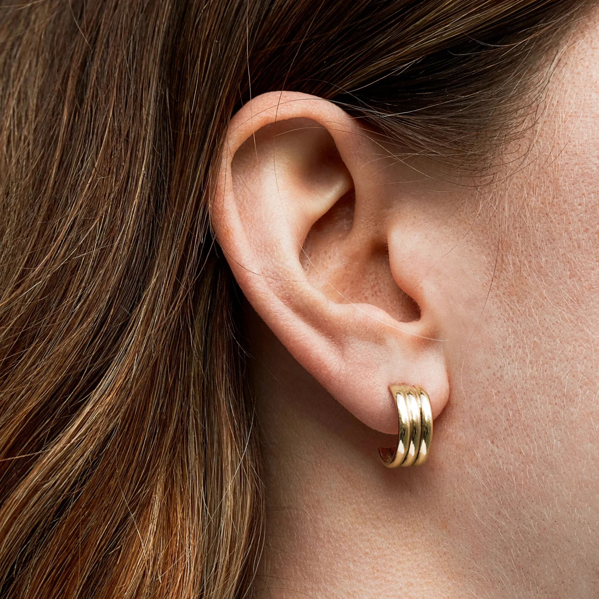 Trio Hoop Earrings