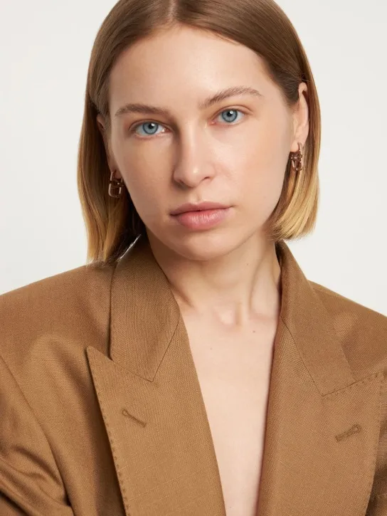 Valentino Garavani   V logo type small earrings 