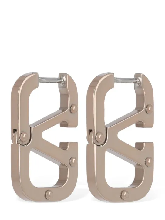 Valentino Garavani   V logo type small earrings 