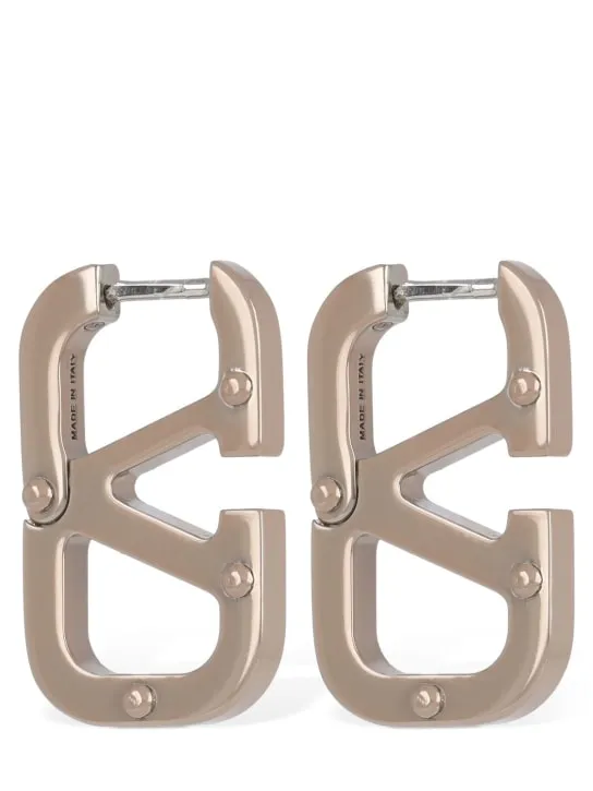Valentino Garavani   V logo type small earrings 