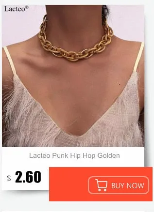 VenusFox Gothic Double Layered Thick Chunky Chain Choker Necklace Jewelry for Women Punk Hip Hop Double Circle Charm Necklace