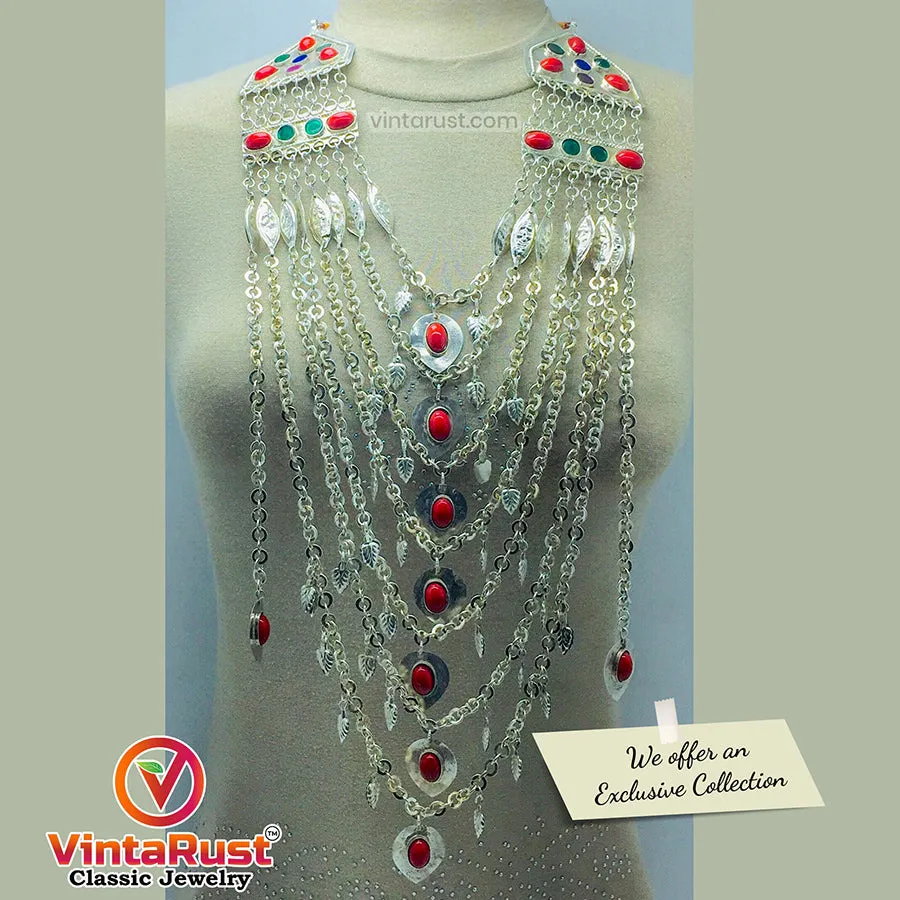 Vintage Multilayer Massive Bib Necklace