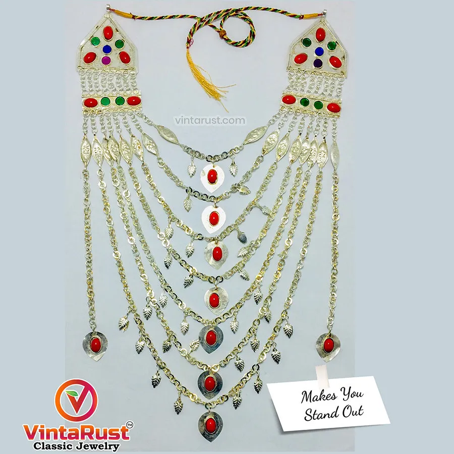 Vintage Multilayer Massive Bib Necklace