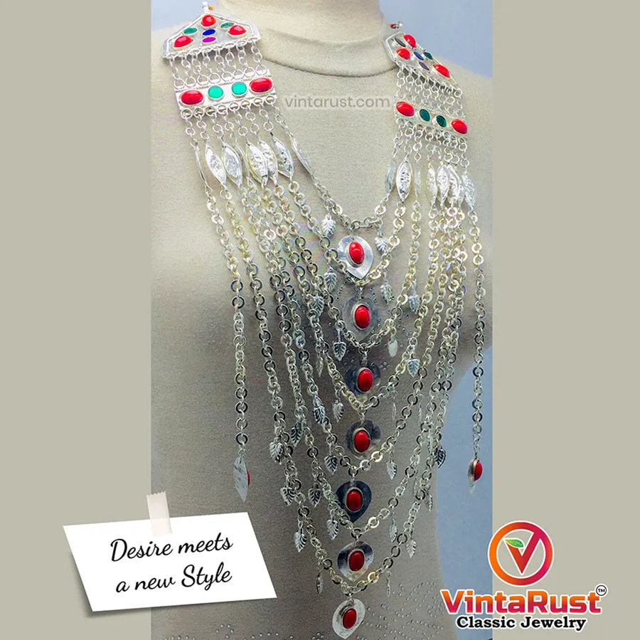 Vintage Multilayer Massive Bib Necklace