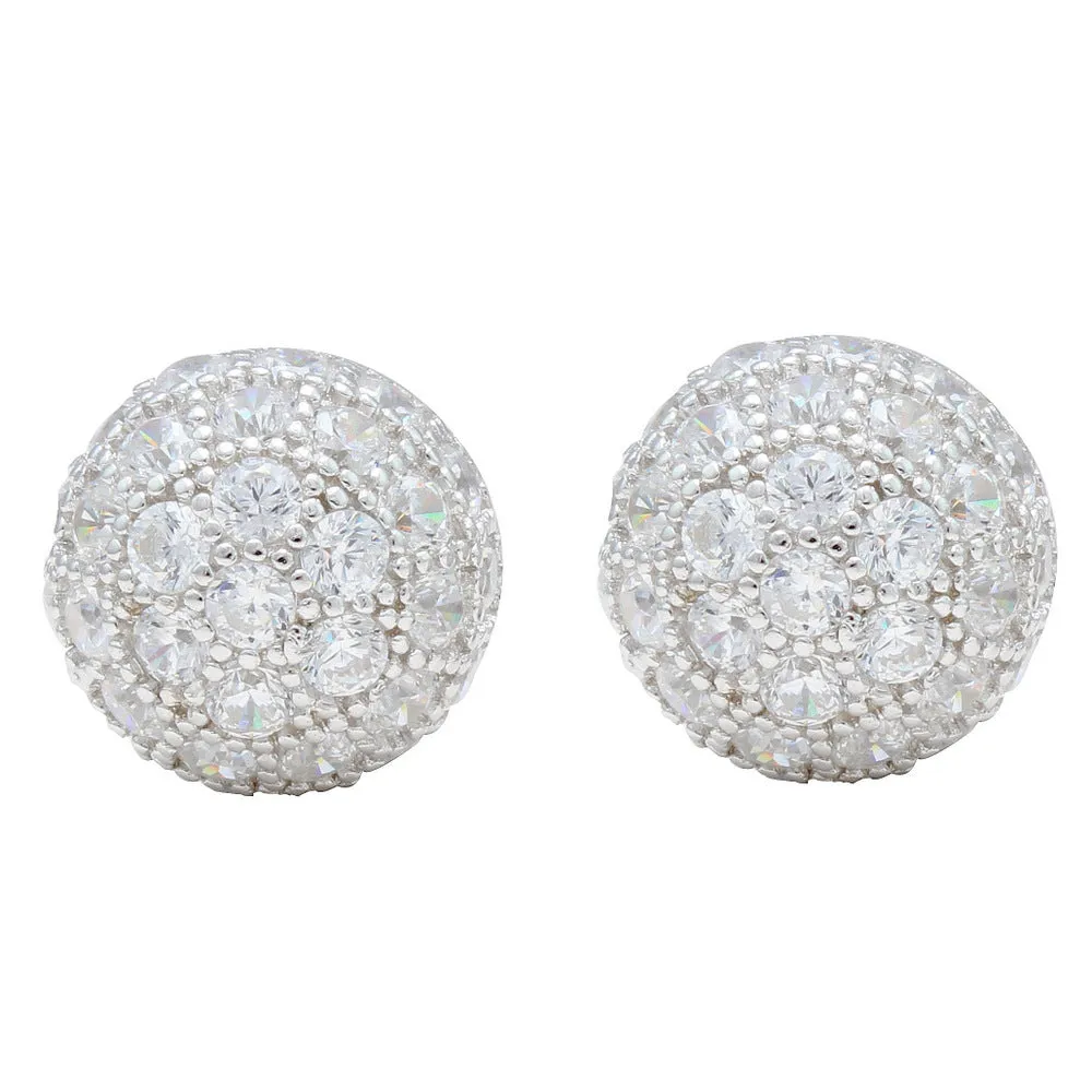 Vogue Diamond Ball CZ Earrings IJ15CSSER025