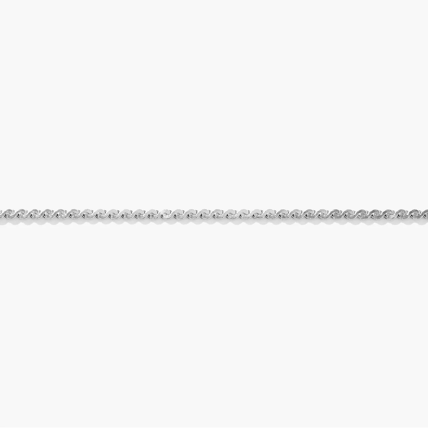 Wave Chain Anklet